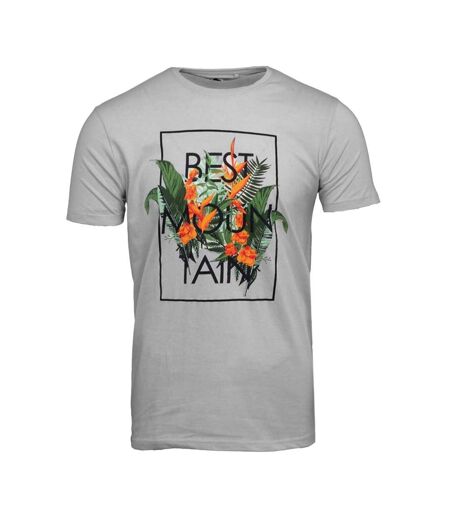 T-shirt gris homme best mountain 1015 - l