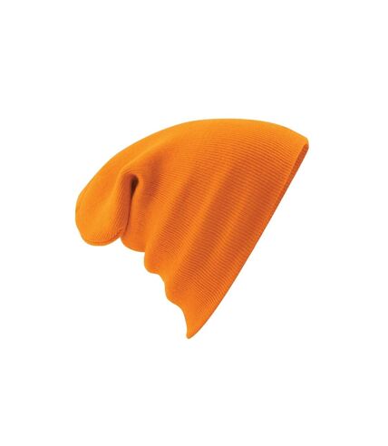 Bonnet à revers mixte orange Beechfield