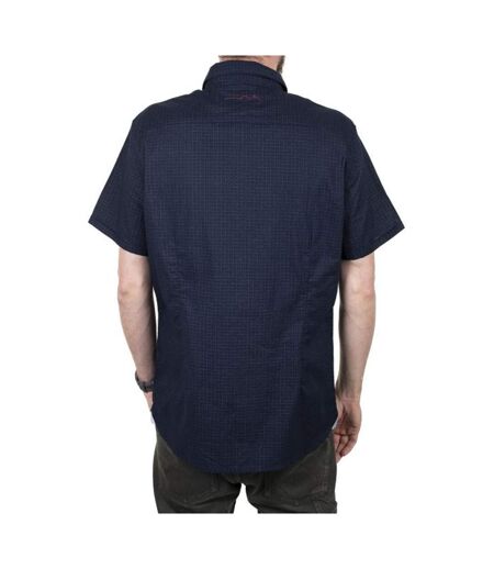 Chemise Marine à Motif Homme Teddy Smith Cut Mc - S