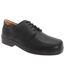 Roamers Mens Extra Wide Fitting Lace Tie Shoes (Black) - UTDF638-1