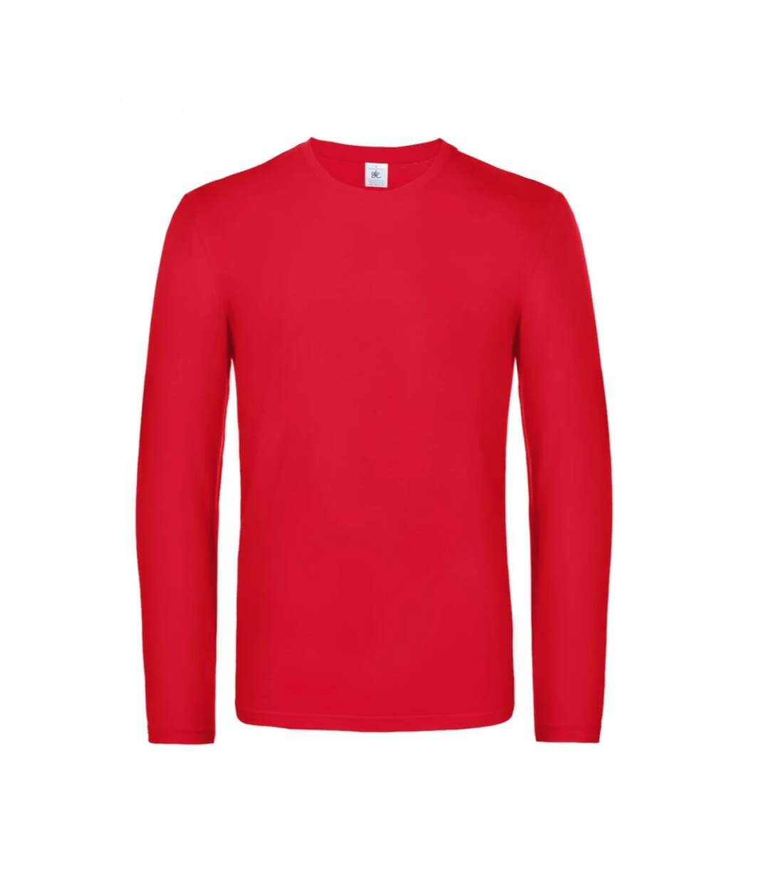 T-shirt Manches Longues #e190 Homme Rouge B&C-2