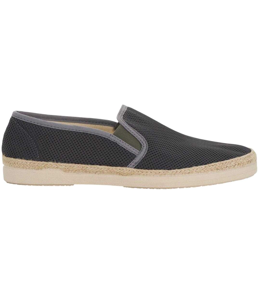 Mens Le Ferdo Textured Espadrilles Grey Dune London-3