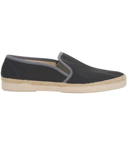 Mens Le Ferdo Textured Espadrilles Grey Dune London