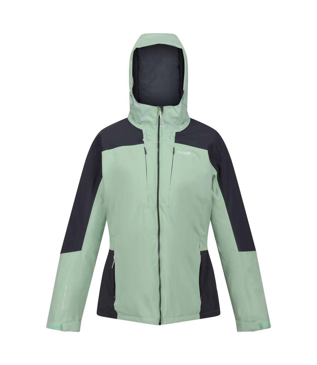 Womens/ladies Highton Stretch Padded Jacket Quiet Green Seal Grey Regatta-2