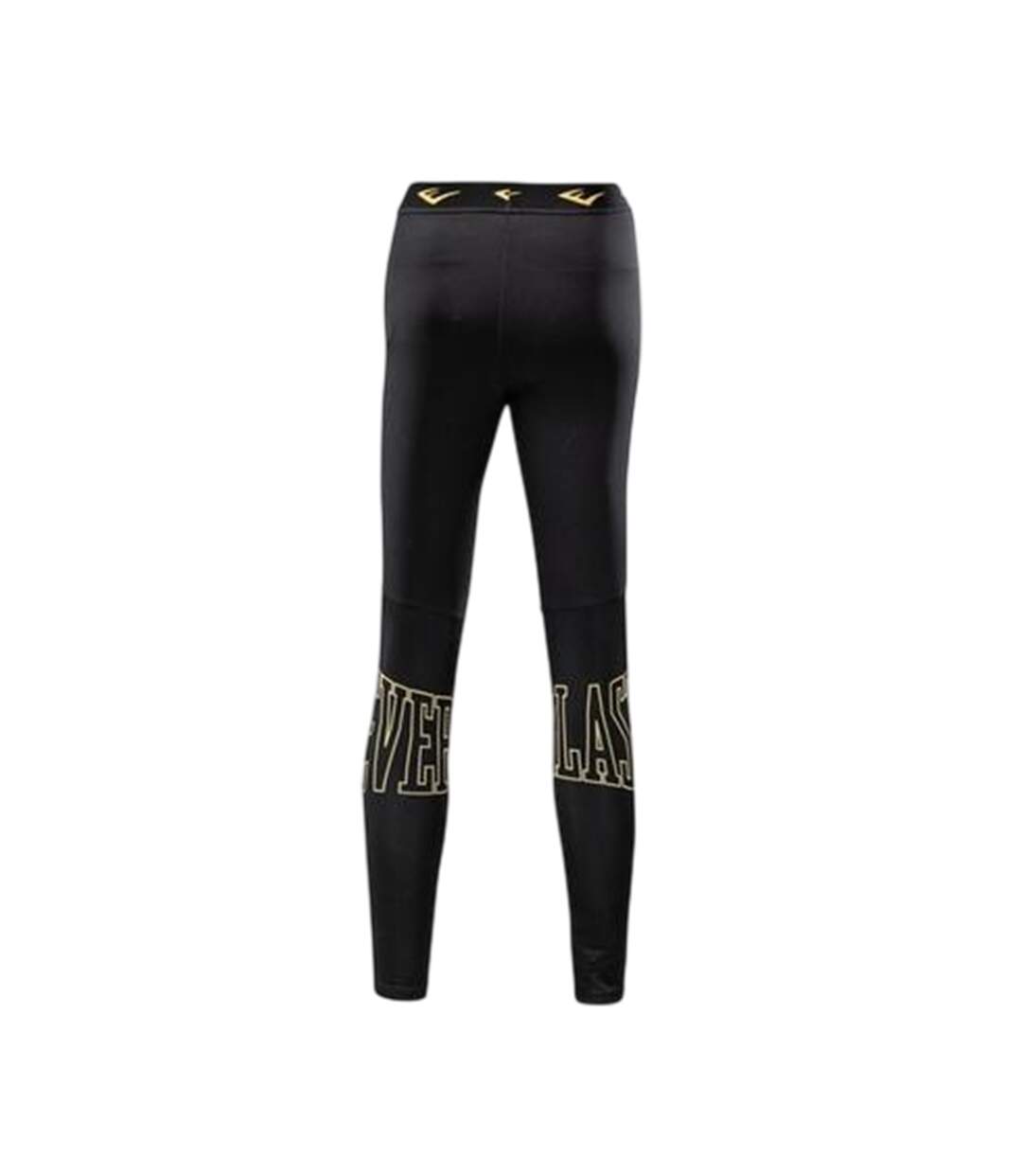 Womens/ladies Leonard Leggings Black Gold Everlast-2