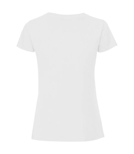 T-shirt ajusté femmes blanc Fruit of the Loom