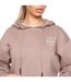 Sweat À Capuche Reny Femme Taupe Crosshatch-4
