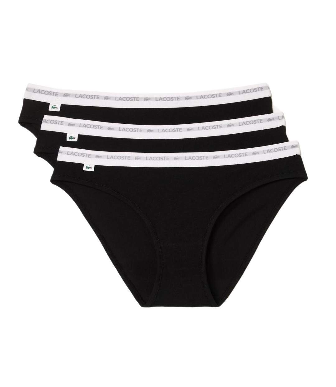 X3 culottes noir femme lacoste coton stretch - l-1