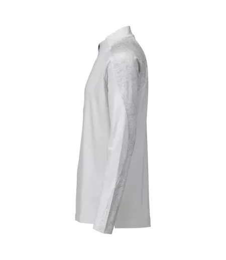 T-shirt Manches Longues Customised Homme Blanc Mascot