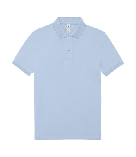 B&C Mens Polo Shirt (Blush Blue)