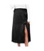 Womens/ladies Polka Dot Regular Midi Skirt Black Lovedrobe-2