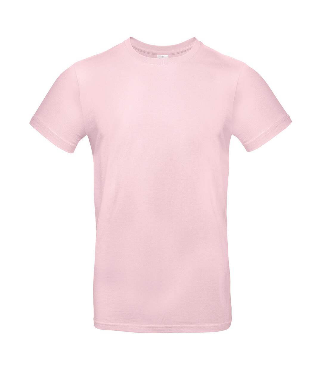 T-shirt homme rose orchidée B&C-1