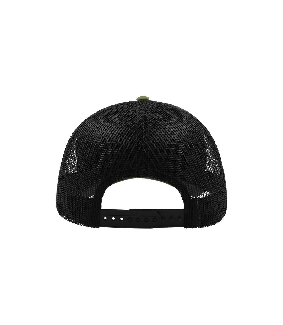 Casquette Style Trucker Rapper Mixte Olive Noir Atlantis-2