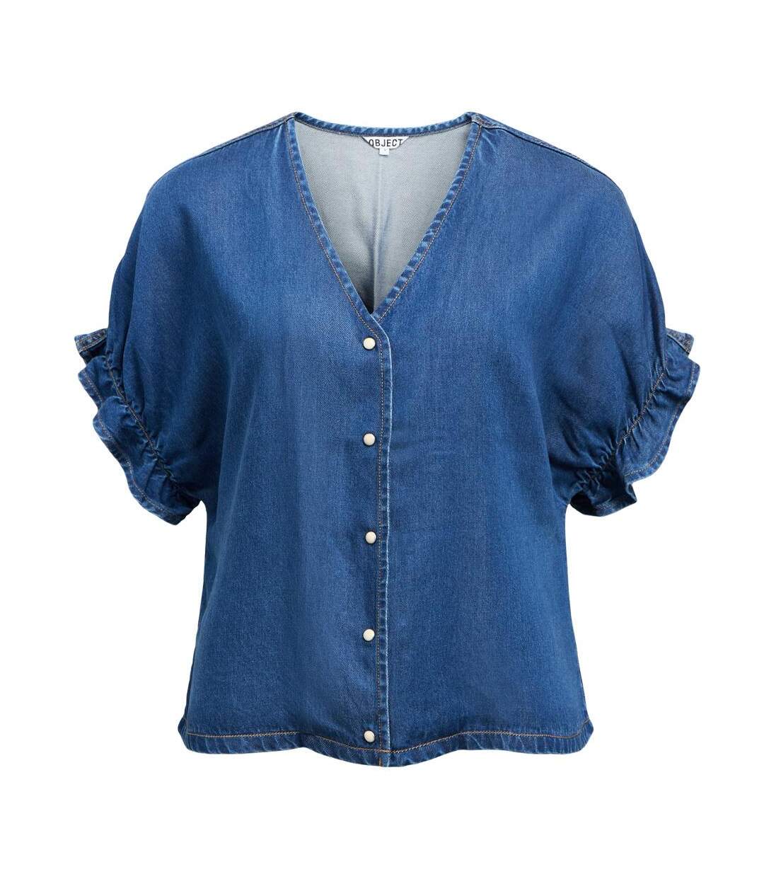 Blouse fluide bleu femme vero moda frame-2