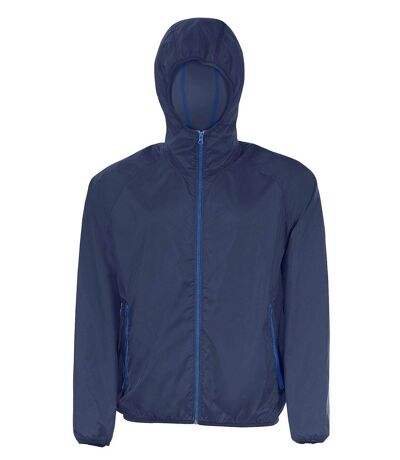 Veste coupe-vent imperméable 01169 - bleu marine - unisexe