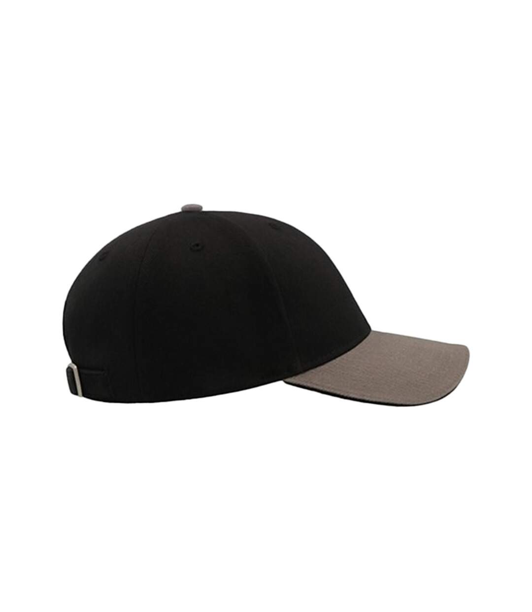 Casquette Sandwich En Coton Épais Mixte Noir Gris Atlantis-1