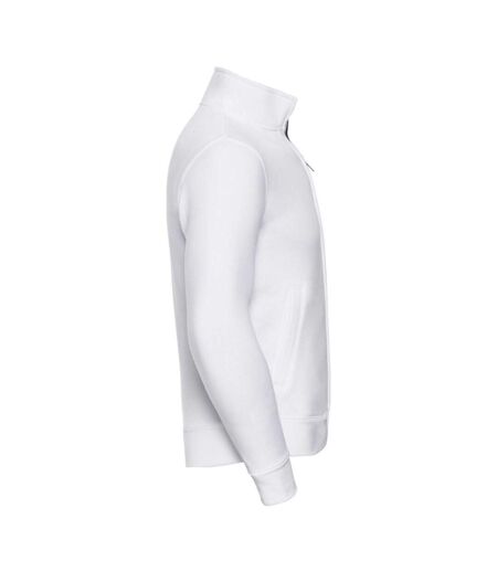 Mens Authentic Sweat Jacket White Russell