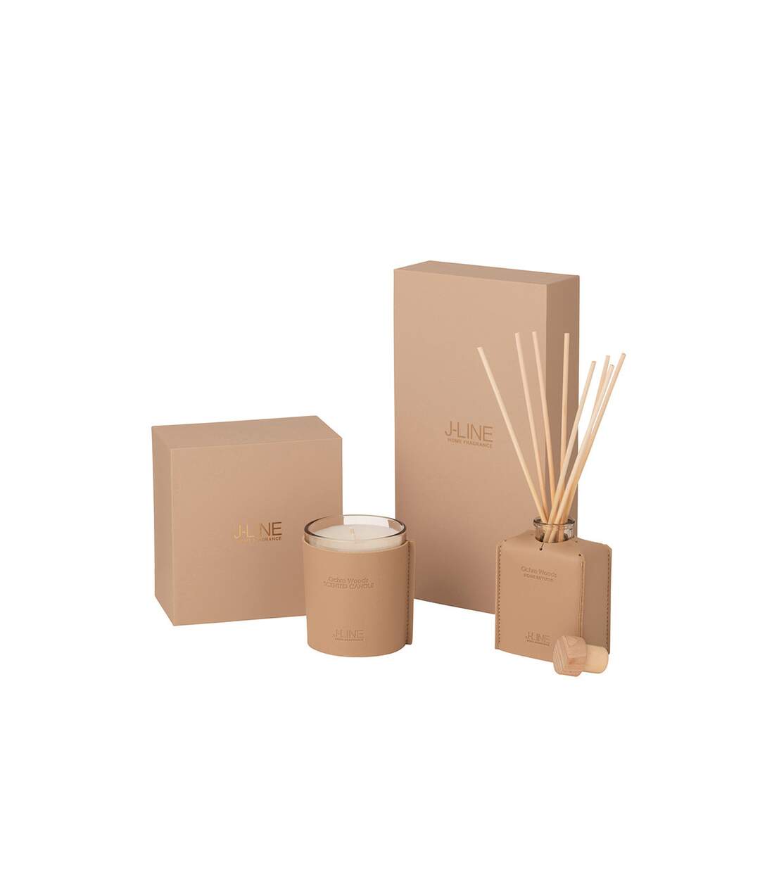 Bougie Parfumée Scented 14cm Ochre Woods-4