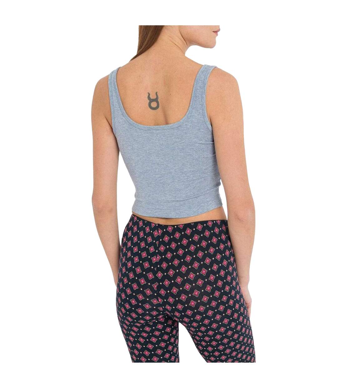 Débardeur Femme Bleu Chambray Chiné Calvin Klein-2