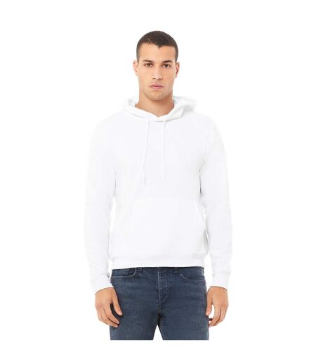 Sweatshirt Polaire À Capuche Unisexe Blanc Bella + Canvas