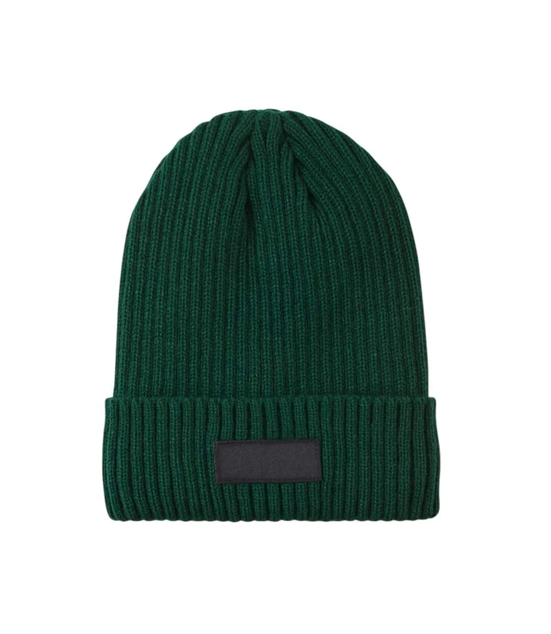 Anvik Knitted Beanie Dark Green MidOcean-1