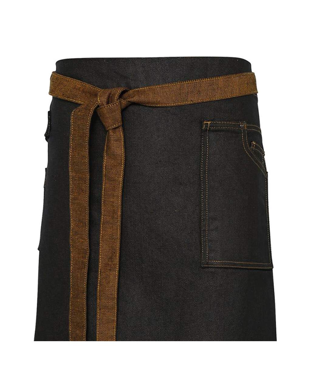 Tablier Taille Division Taille Unique Noir Brun Clair Premier-2