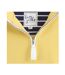 Womens/ladies Soft Touch Quarter Zip Sweatshirt Lemon White Lazy Jacks-3