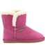 Hush puppies womens/ladies ashleigh suede slipper boots rose Skechers