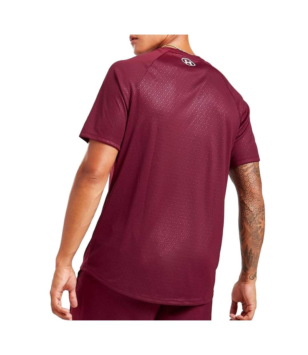 T-Shirt rouge homme under armour 1372530-2