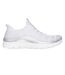 Womens/ladies Glitter Slip-in Trainers White Skechers-1
