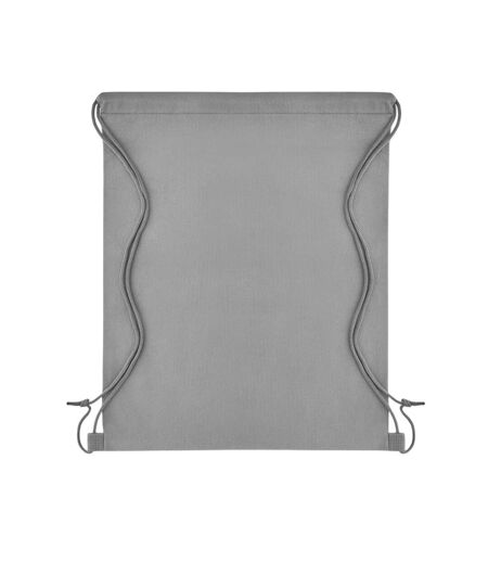 Daffy Non-woven Drawstring Bag One Size Grey MidOcean