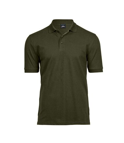 Tee Jays Mens Luxury Stretch Pique Polo Shirt (Deep Green) - UTPC4085