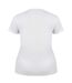 Womens/ladies Classic T-shirt Cream Lee Cooper-2