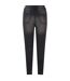 Womens/ladies High Waist Skinny Jeans Real Black Washed Urban Classics-2