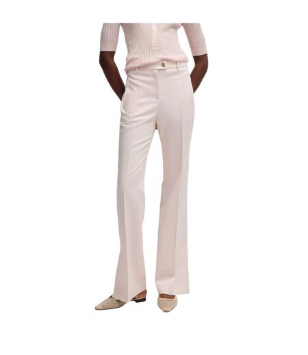 Womens/ladies Terela Straight Leg Chinos Peach Boss