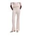 Womens/ladies Terela Straight Leg Chinos Peach Boss-4