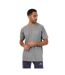 Mens 3 Stripes Climacool Slim T-shirt Grey Adidas-2