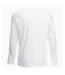Fruit Of The Loom Mens Super Premium Long Sleeve Crew Neck T-Shirt (White)
