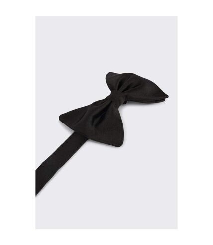 Mens silk bow tie one size black Burton