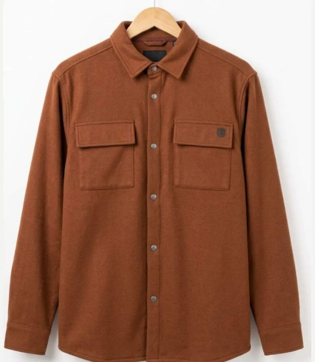 CHALLENGER BASTIEN2 — Surchemise molleton camel : le confort chaud au style décontracté-5