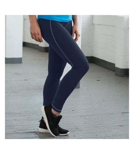 AWDis Just Cool Womens/Ladies Girlie Athletic Sports Leggings/Trousers (French Navy) - UTRW3475