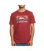 T-shirt Bordeaux Homme Quiksilver Rainbow - XS