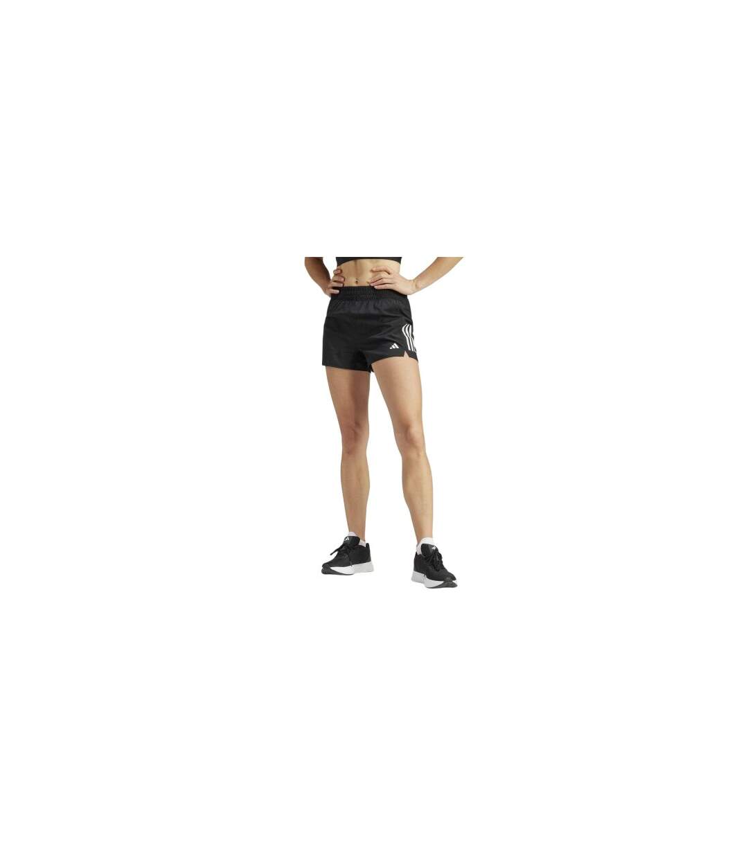 Womens/ladies Own The Run Running Shorts Black Adidas-1