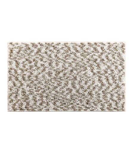 Tapis de Bain Friza 45x75cm Blanc & Marron