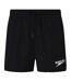 Speedo Mens Essentials 16 Swim Shorts (Black)