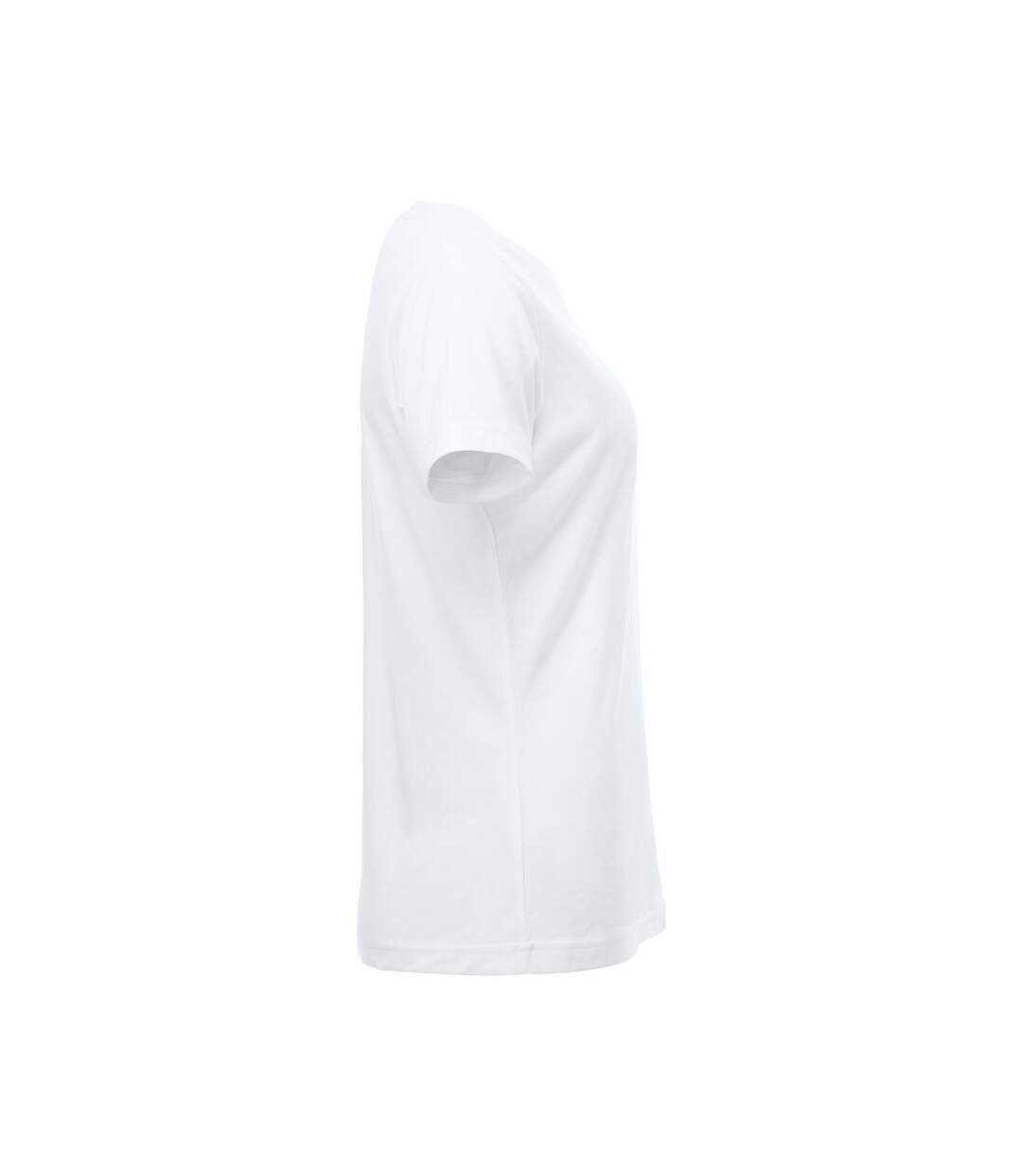 Womens/ladies New Classic T-shirt White Clique-4