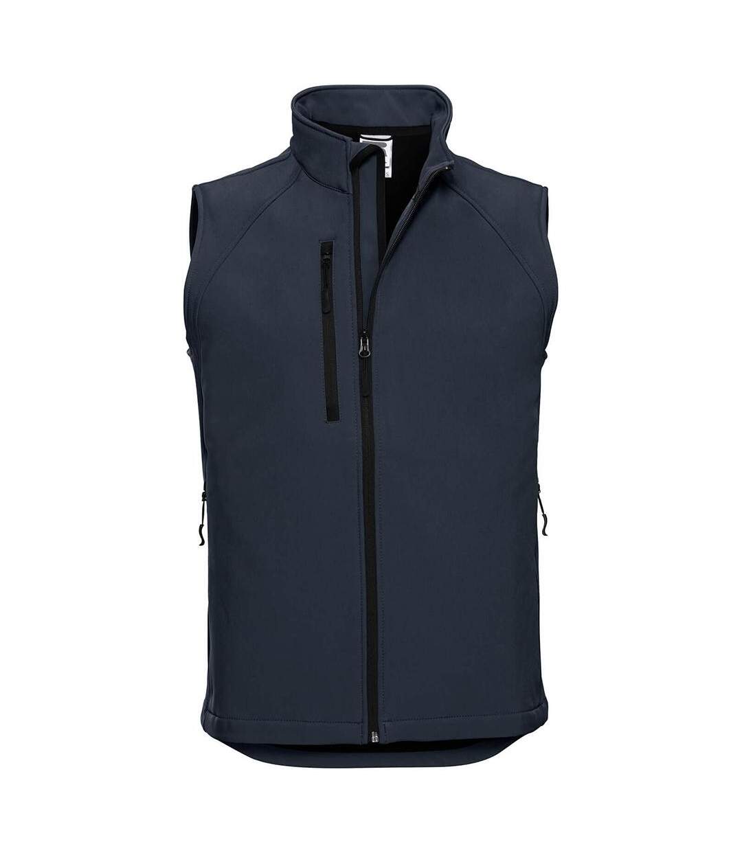Veste Sans Manches En Softshell Homme Bleu Marine Russell-1