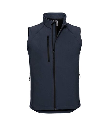 Veste Sans Manches En Softshell Homme Bleu Marine Russell