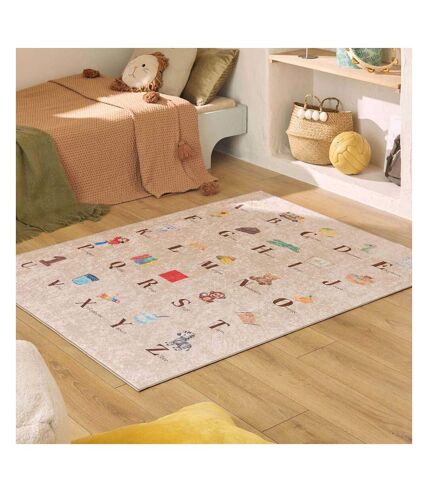 Tapis intérieur à poils courts Alix 736 beige 120 x 160 cm