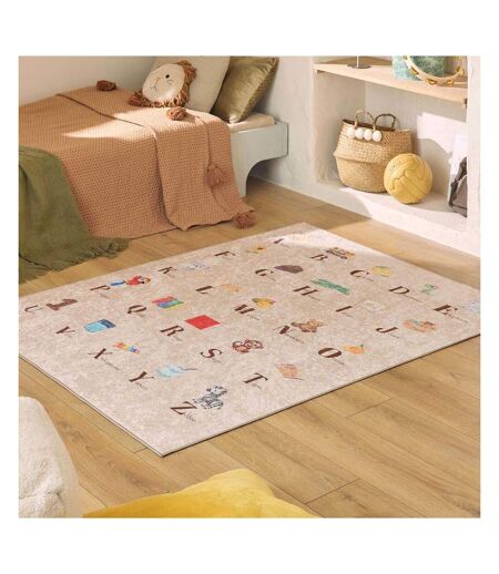 Tapis intérieur à poils courts Alix 736 beige 120 x 160 cm